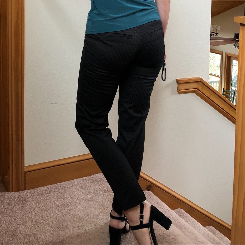 Black Slack With Diamond Pattern - image 3